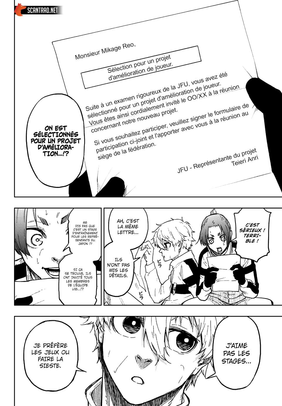 Read Blue Lock Episode Nagi vf Manga Online