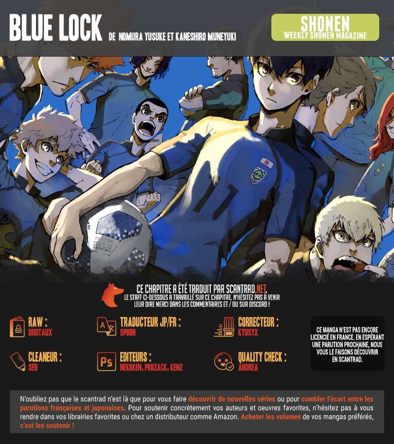 Read Blue Lock Episode Nagi vf Manga Online