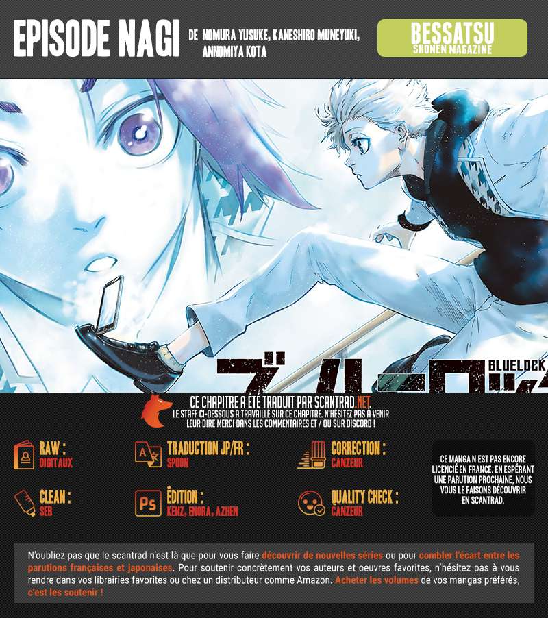 Read Blue Lock Episode Nagi vf Manga Online