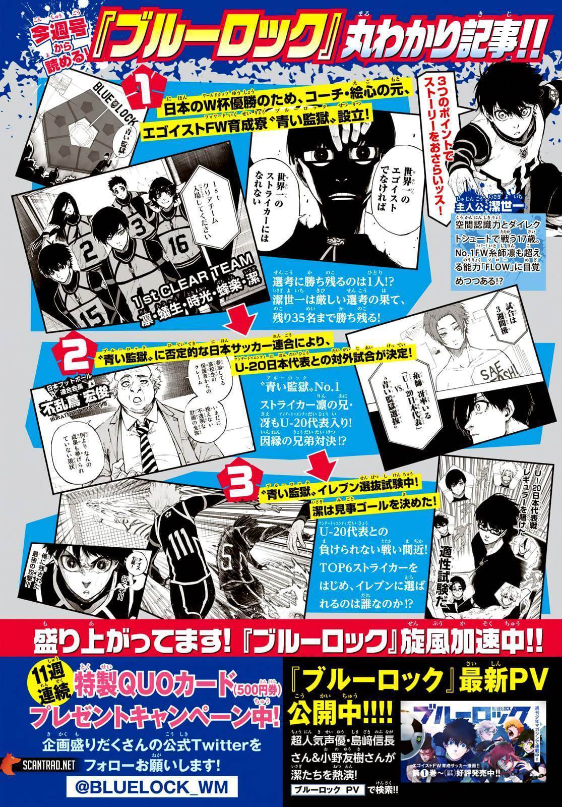 Read Blue Lock vf Manga Online