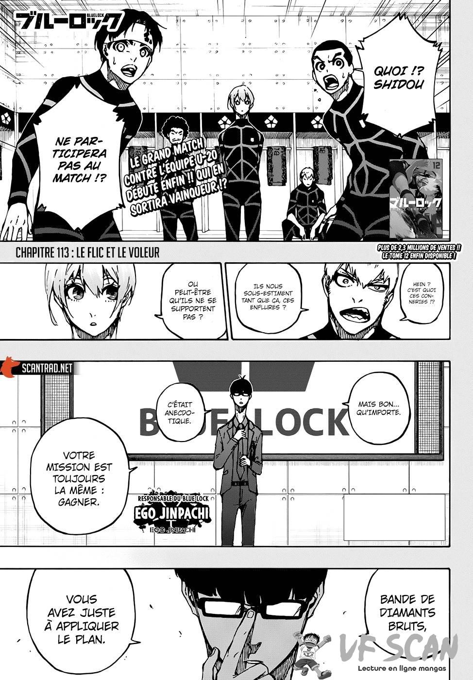 Read Blue Lock vf Manga Online