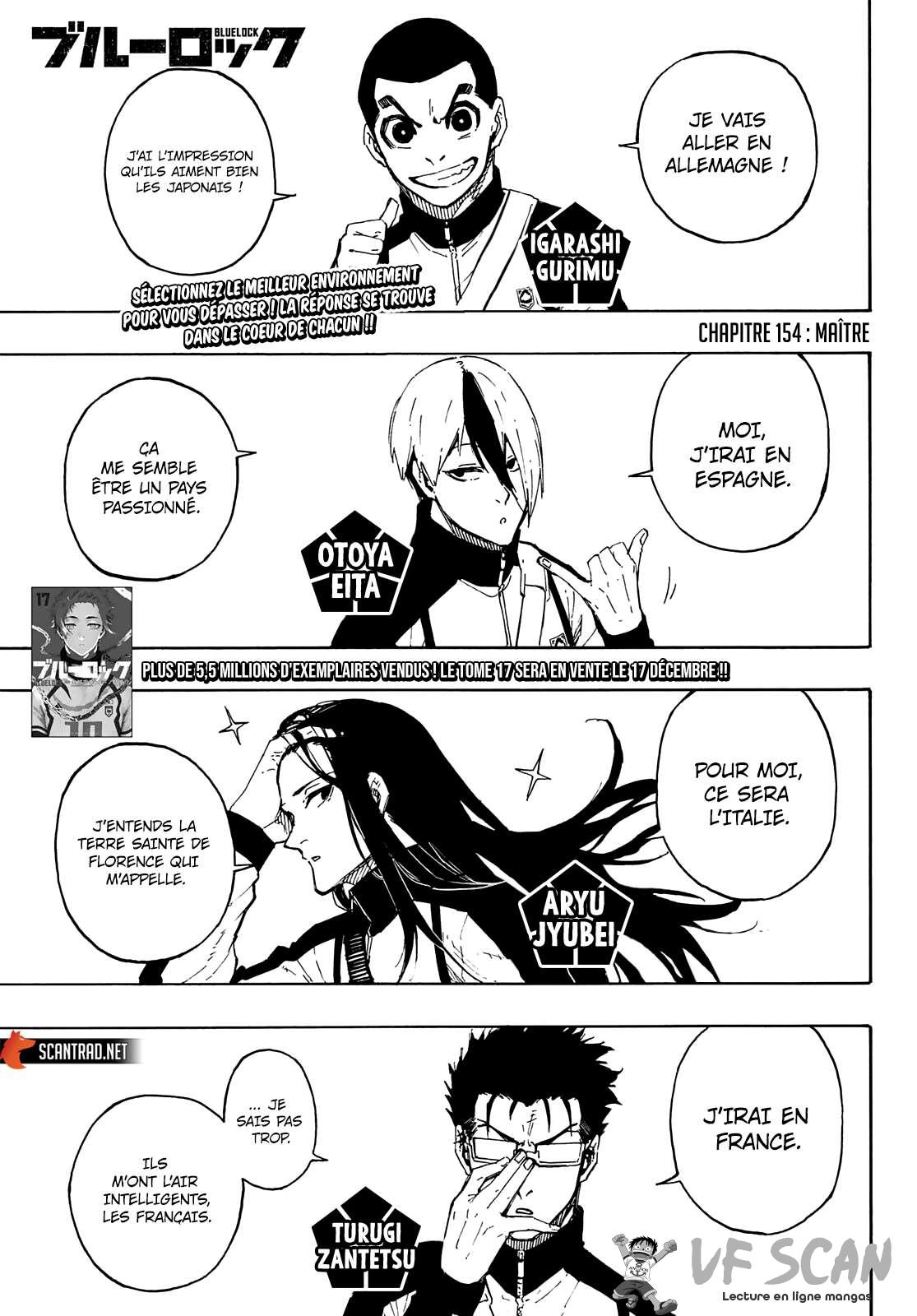 Read Blue Lock vf Manga Online
