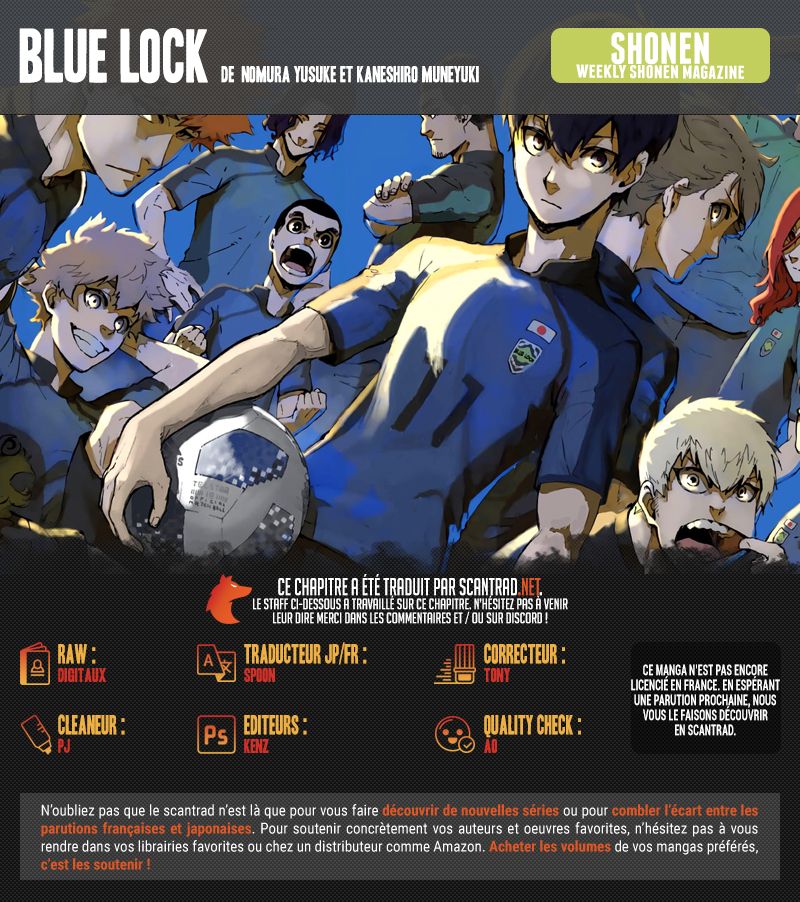Read Blue Lock vf Manga Online