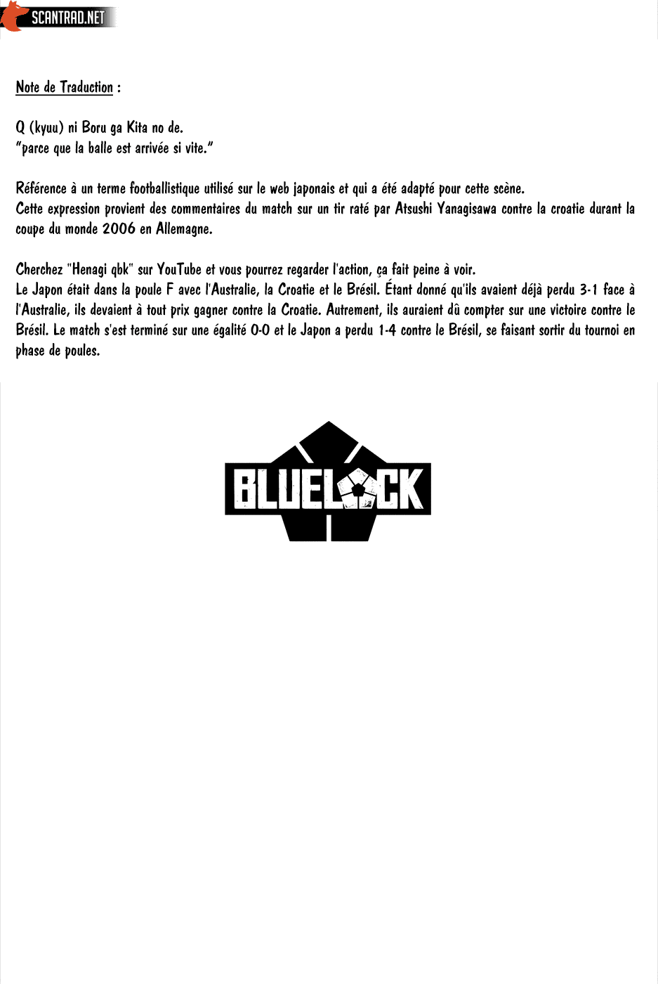 Read Blue Lock vf Manga Online