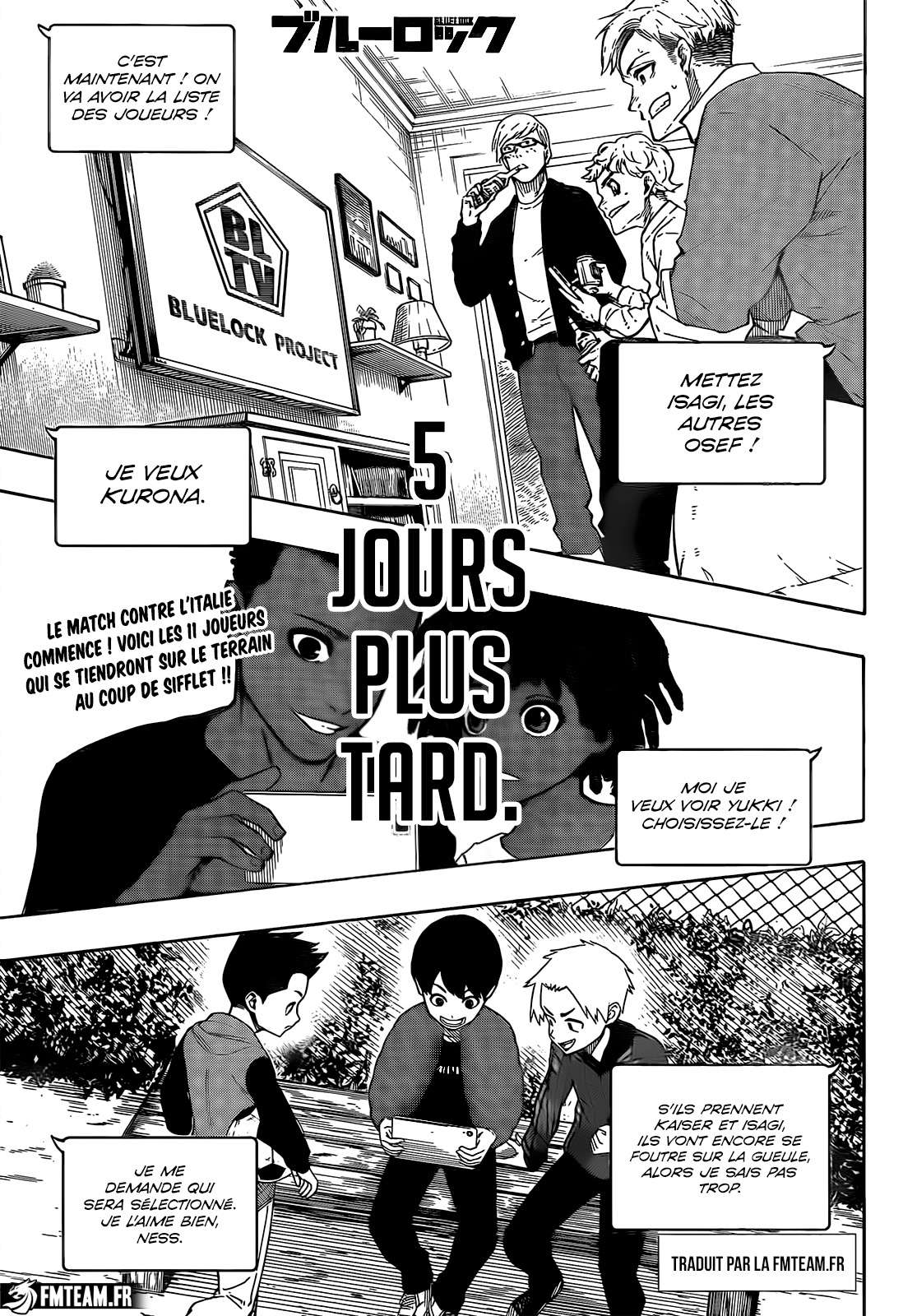 Read Blue Lock vf Manga Online