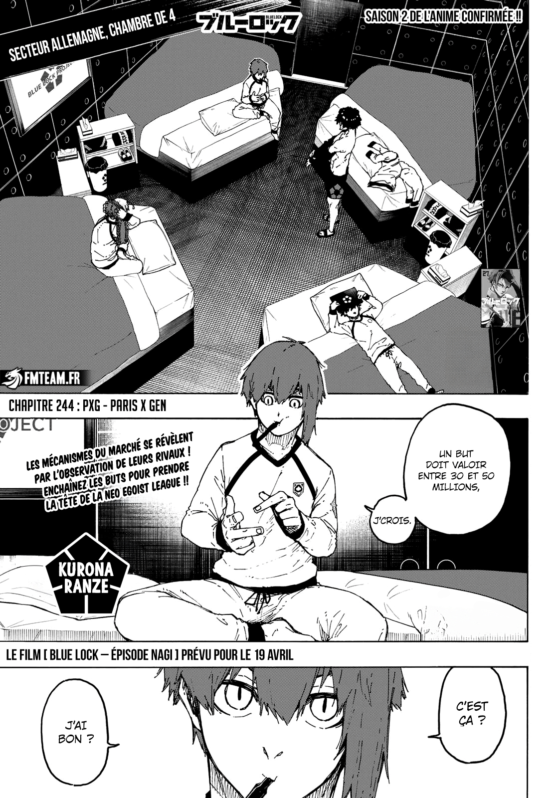 Read Blue Lock vf Manga Online