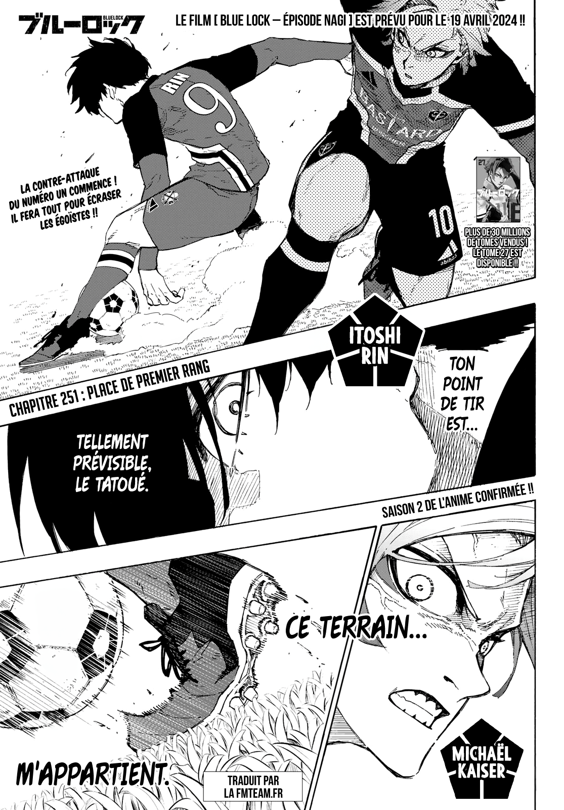 Read Blue Lock vf Manga Online
