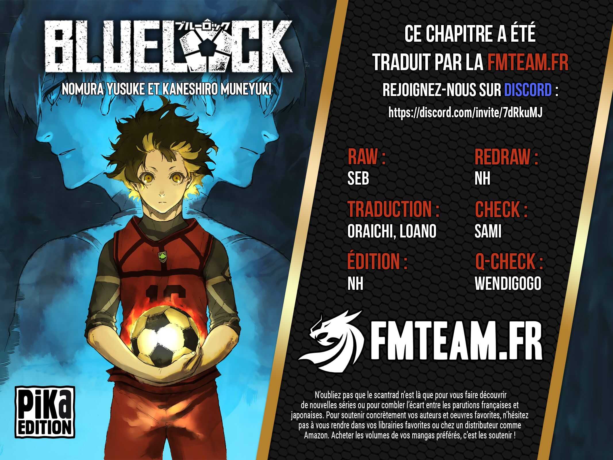 Read Blue Lock vf Manga Online