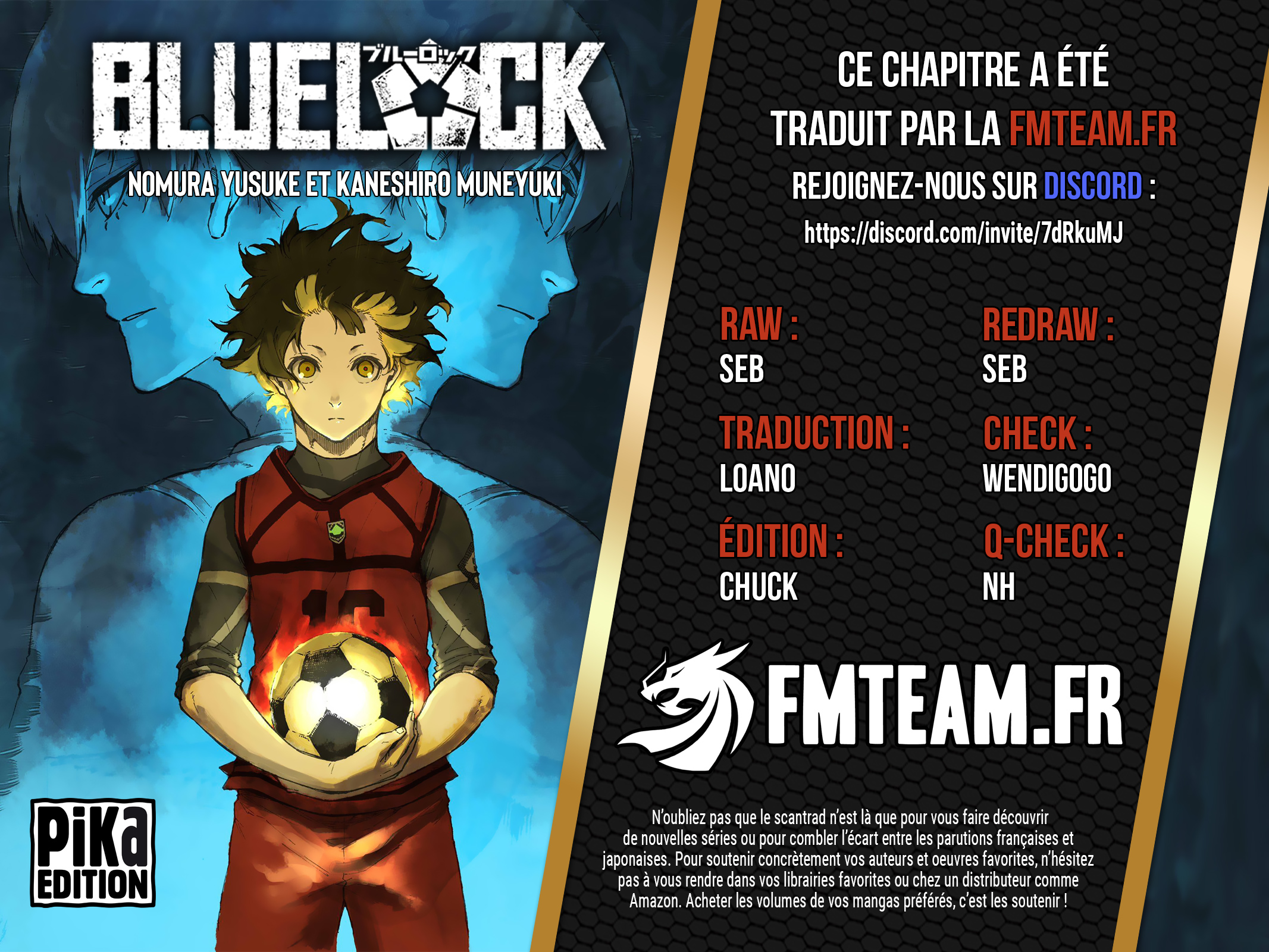 Read Blue Lock vf Manga Online