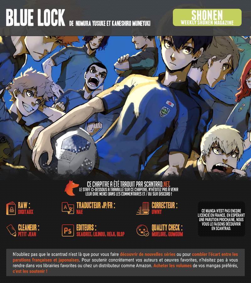 Read Blue Lock vf Manga Online