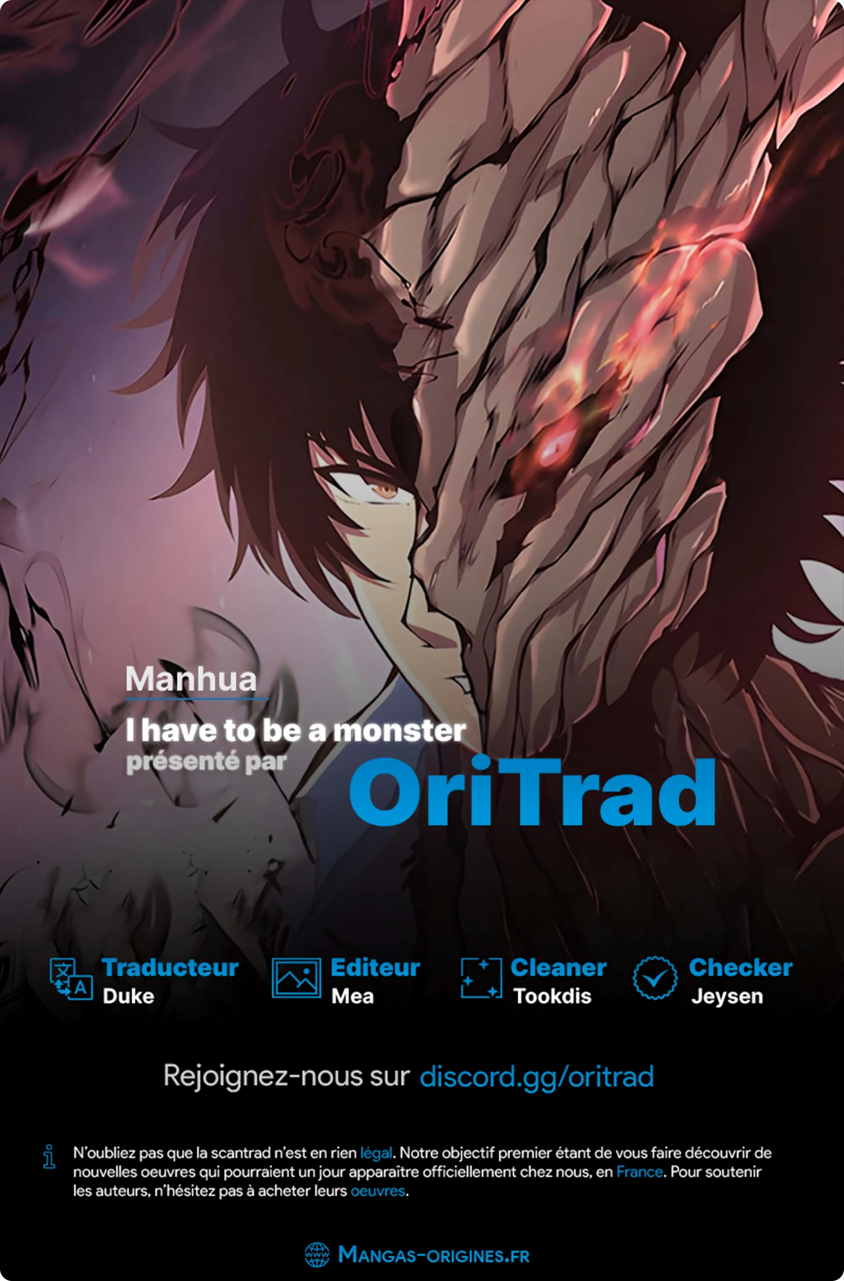 Read I Have To Be A Monster vf Manga Online