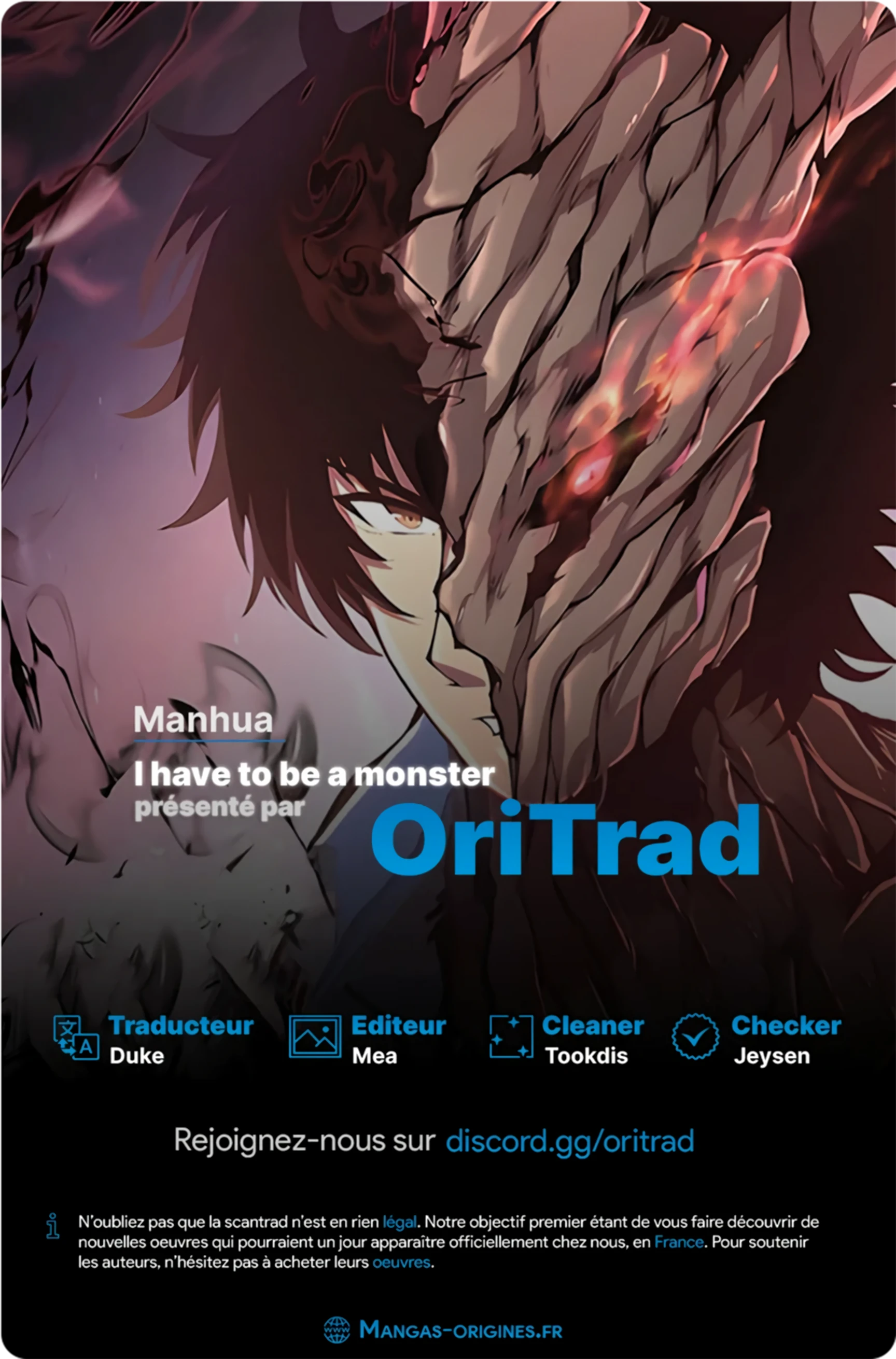 Read I Have To Be A Monster vf Manga Online
