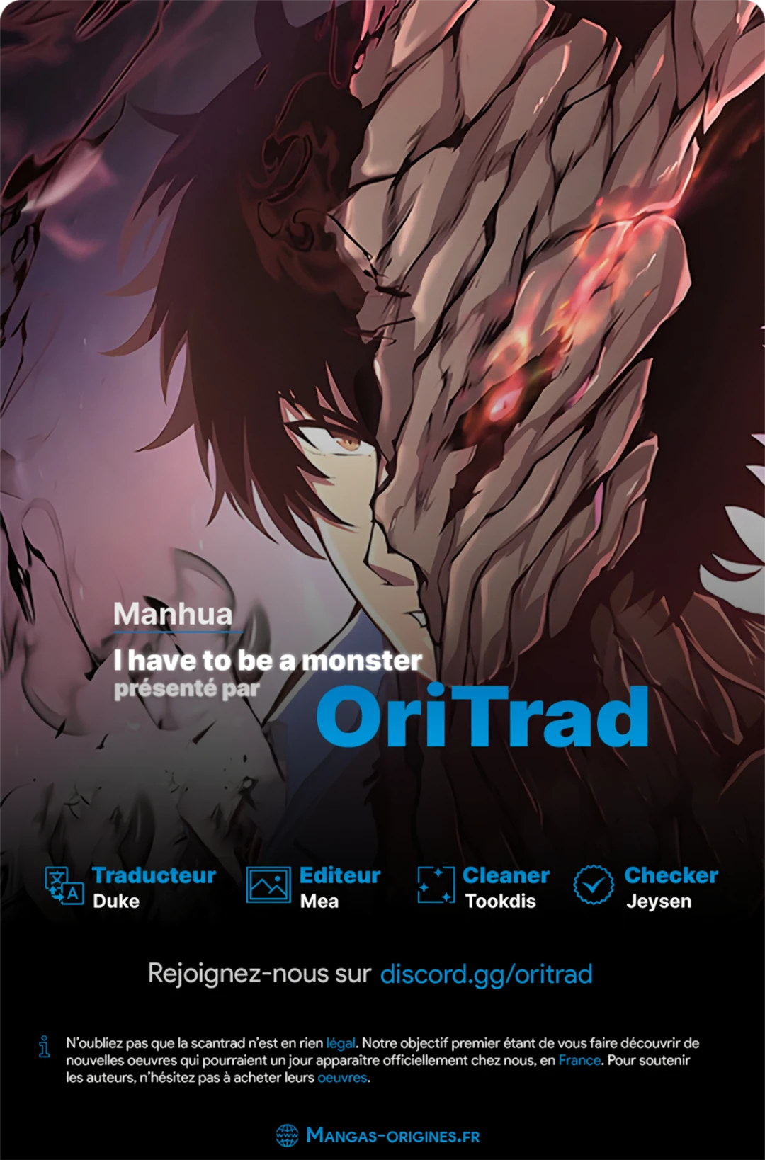 Read I Have To Be A Monster vf Manga Online