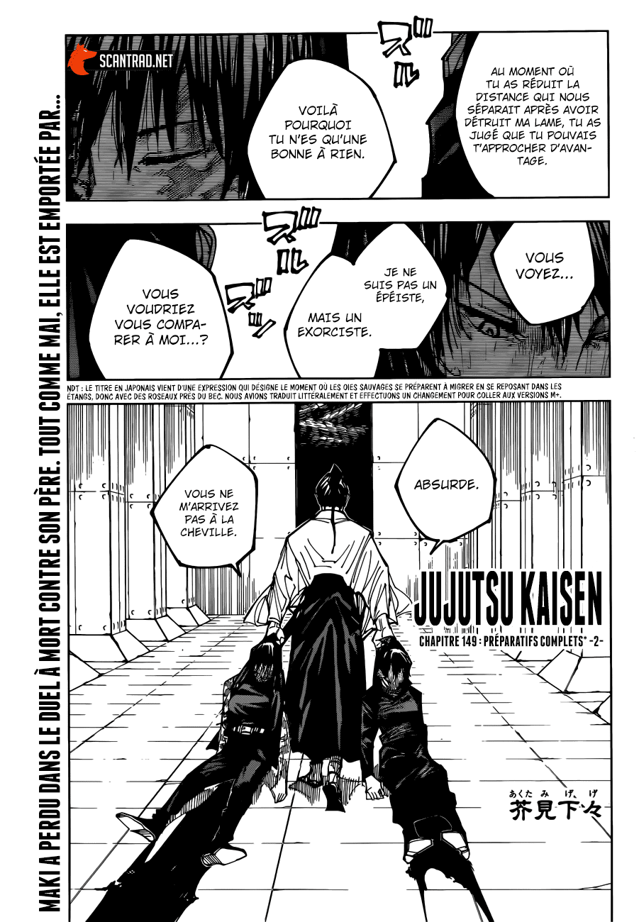 Read Jujutsu Kaisen vf Manga Online