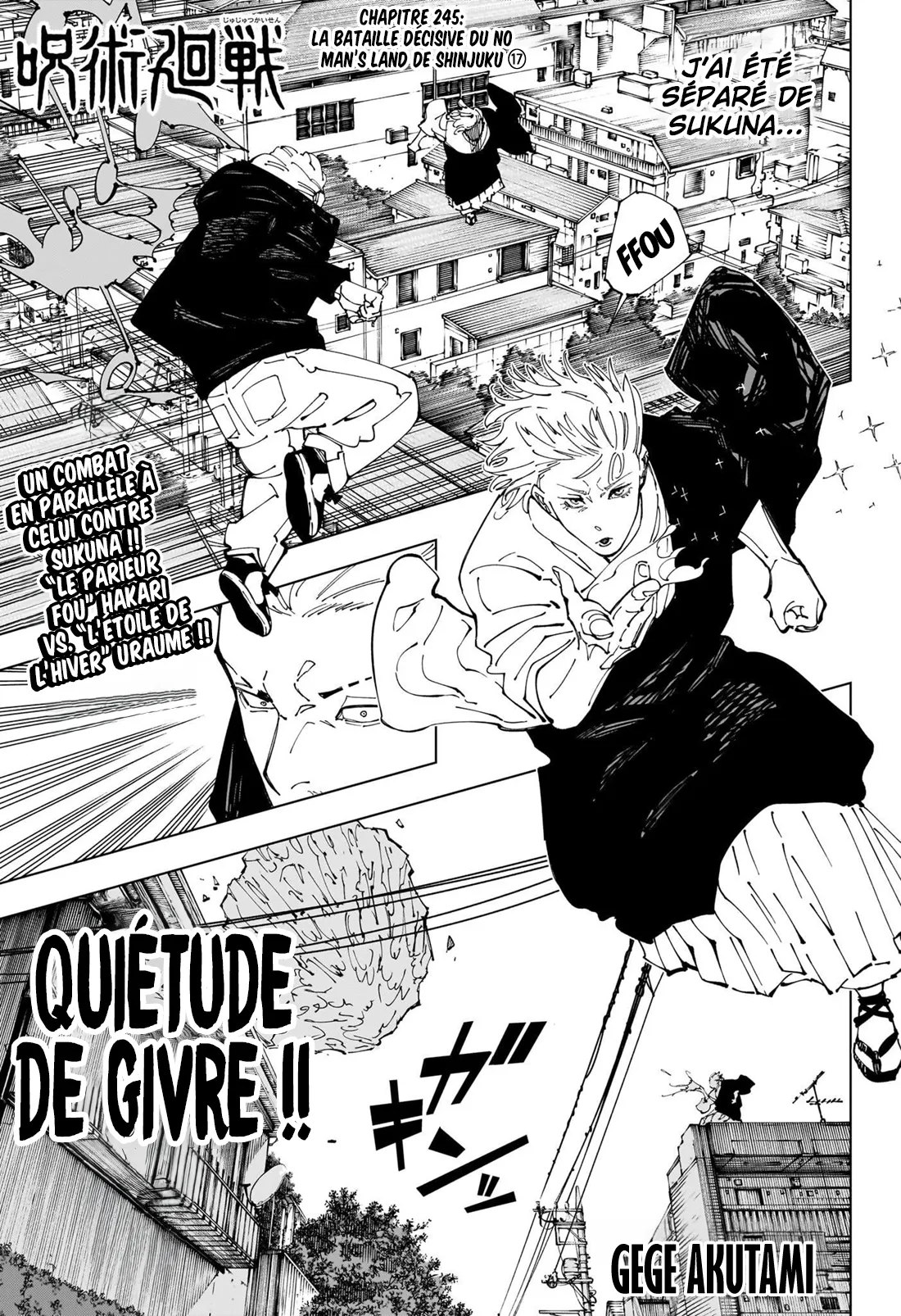 Read Jujutsu Kaisen vf Manga Online