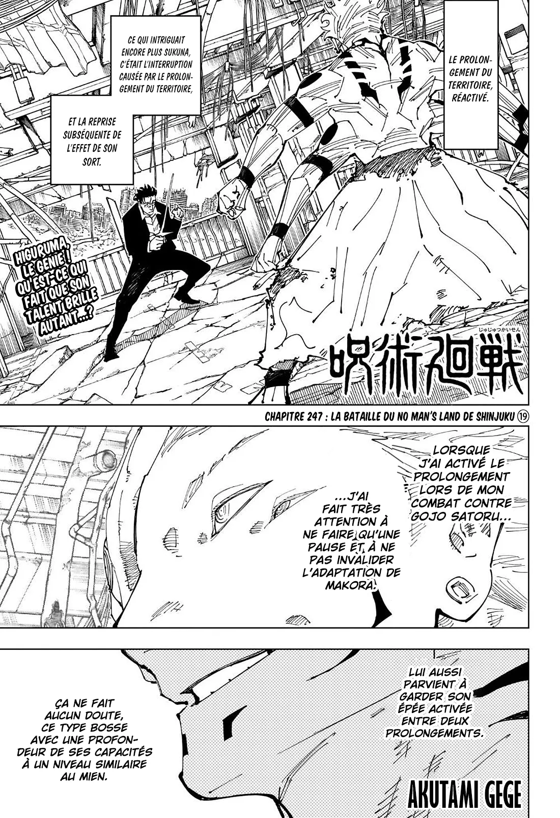 Read Jujutsu Kaisen vf Manga Online