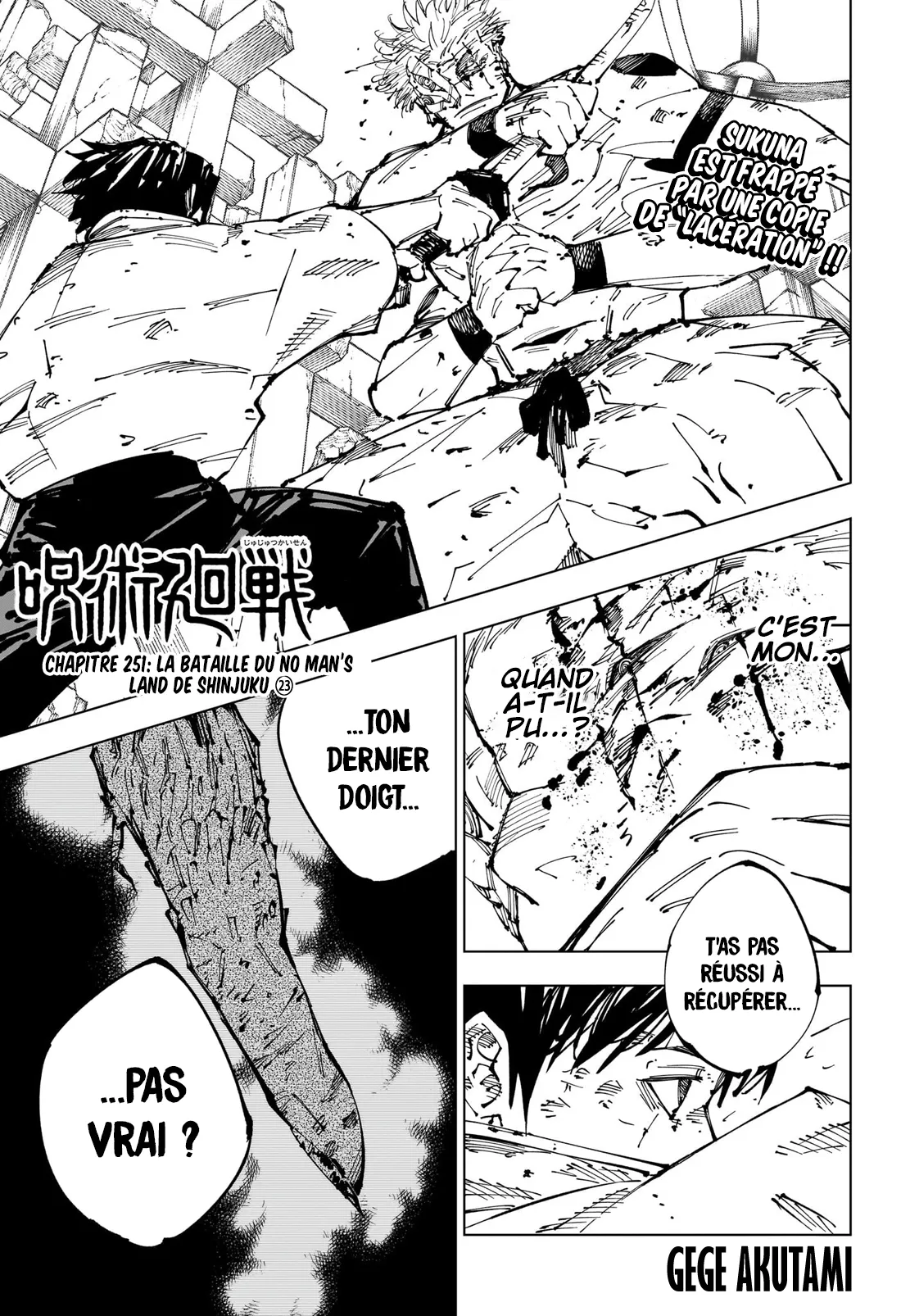 Read Jujutsu Kaisen vf Manga Online