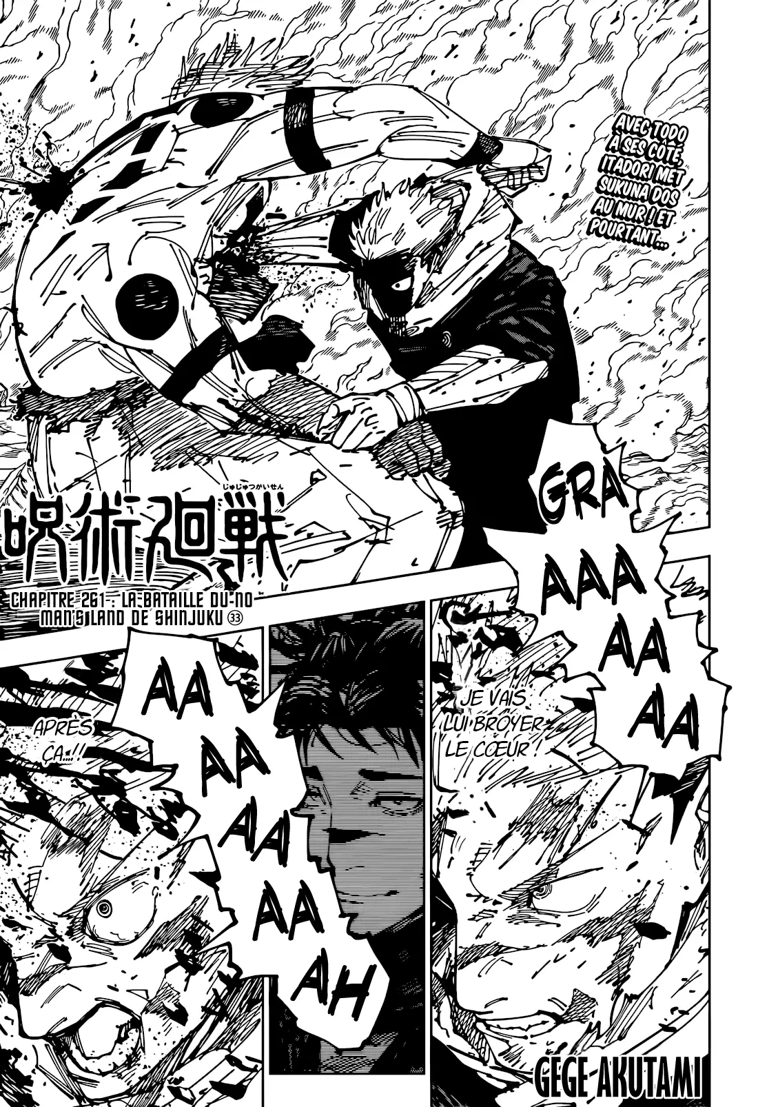 Read Jujutsu Kaisen vf Manga Online