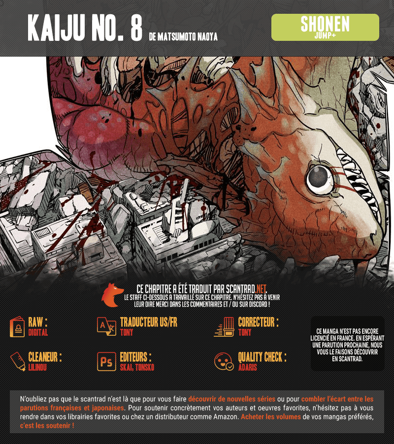 Read Kaiju No. 8 vf Manga Online
