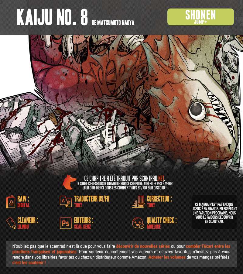 Read Kaiju No. 8 vf Manga Online