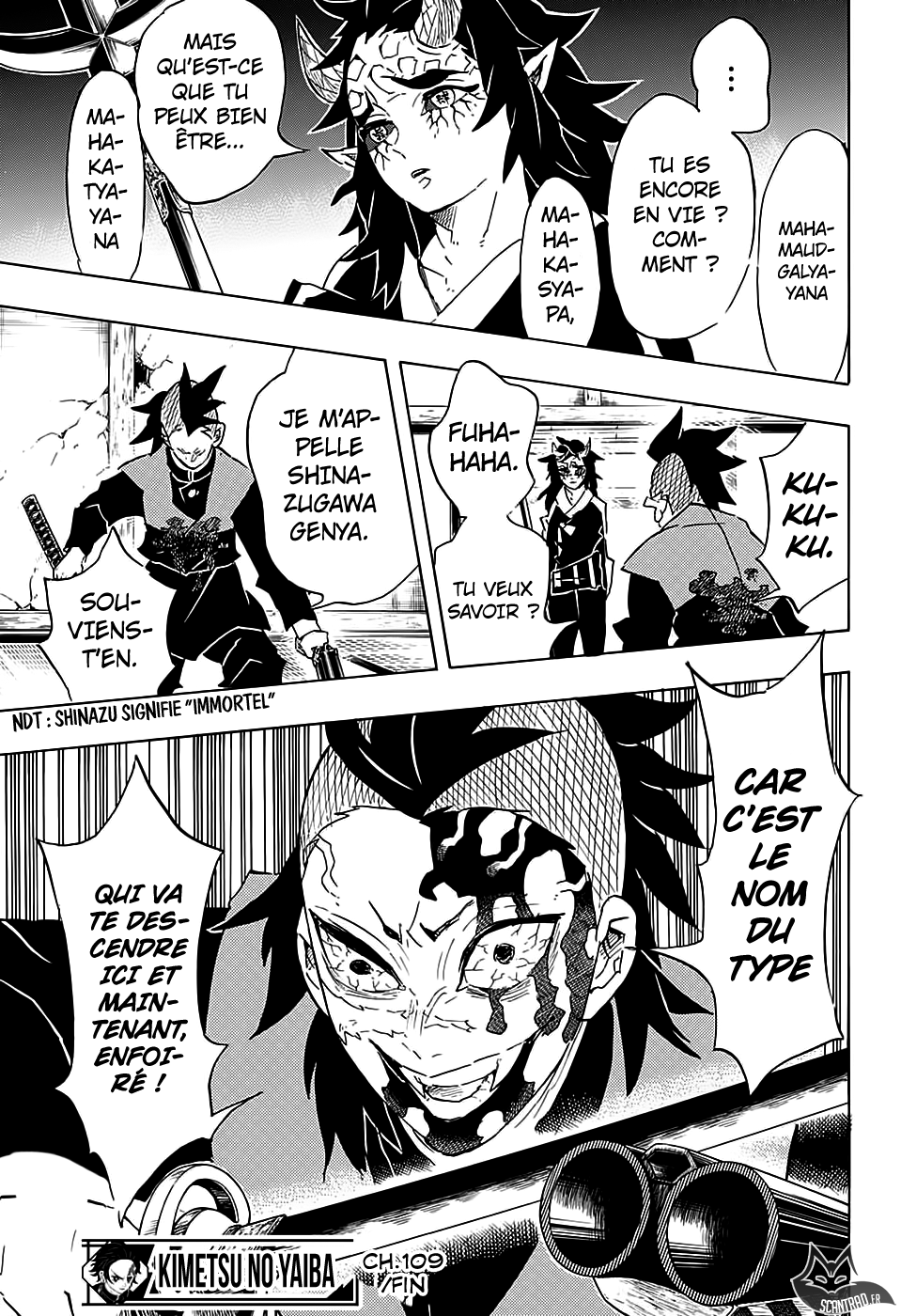 Read Kimetsu No Yaiba vf Manga Online
