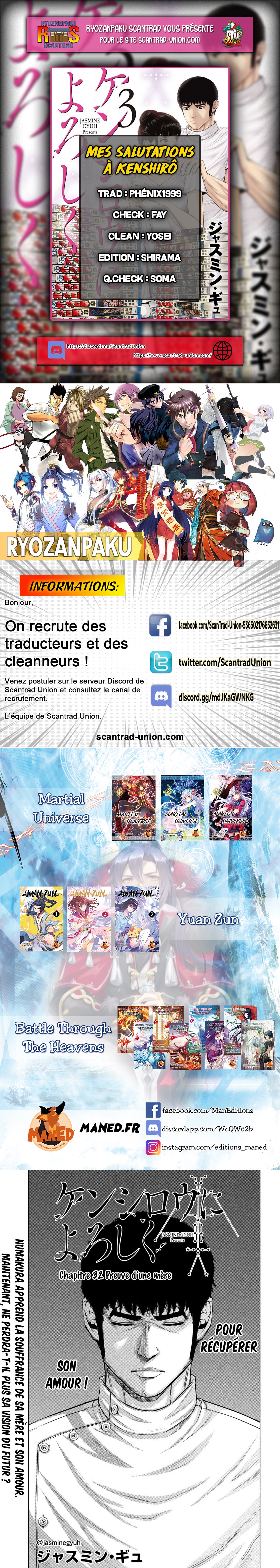Read Mes salutations à Kenshiro vf Manga Online