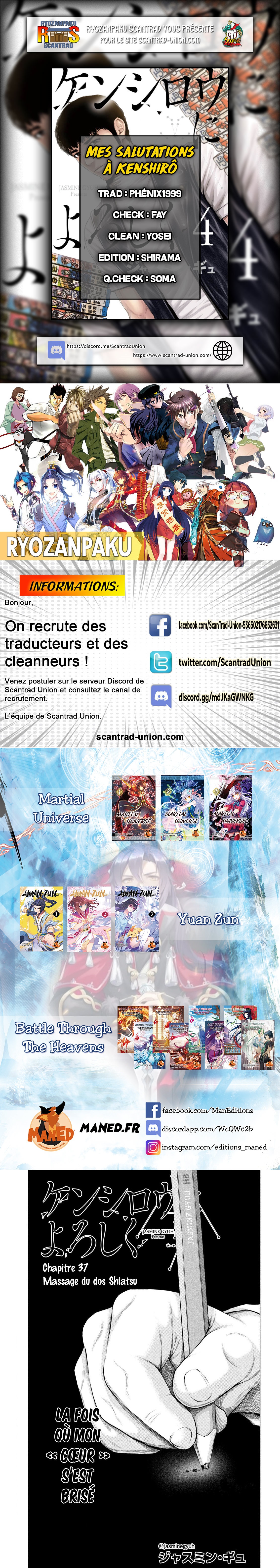 Read Mes salutations à Kenshiro vf Manga Online