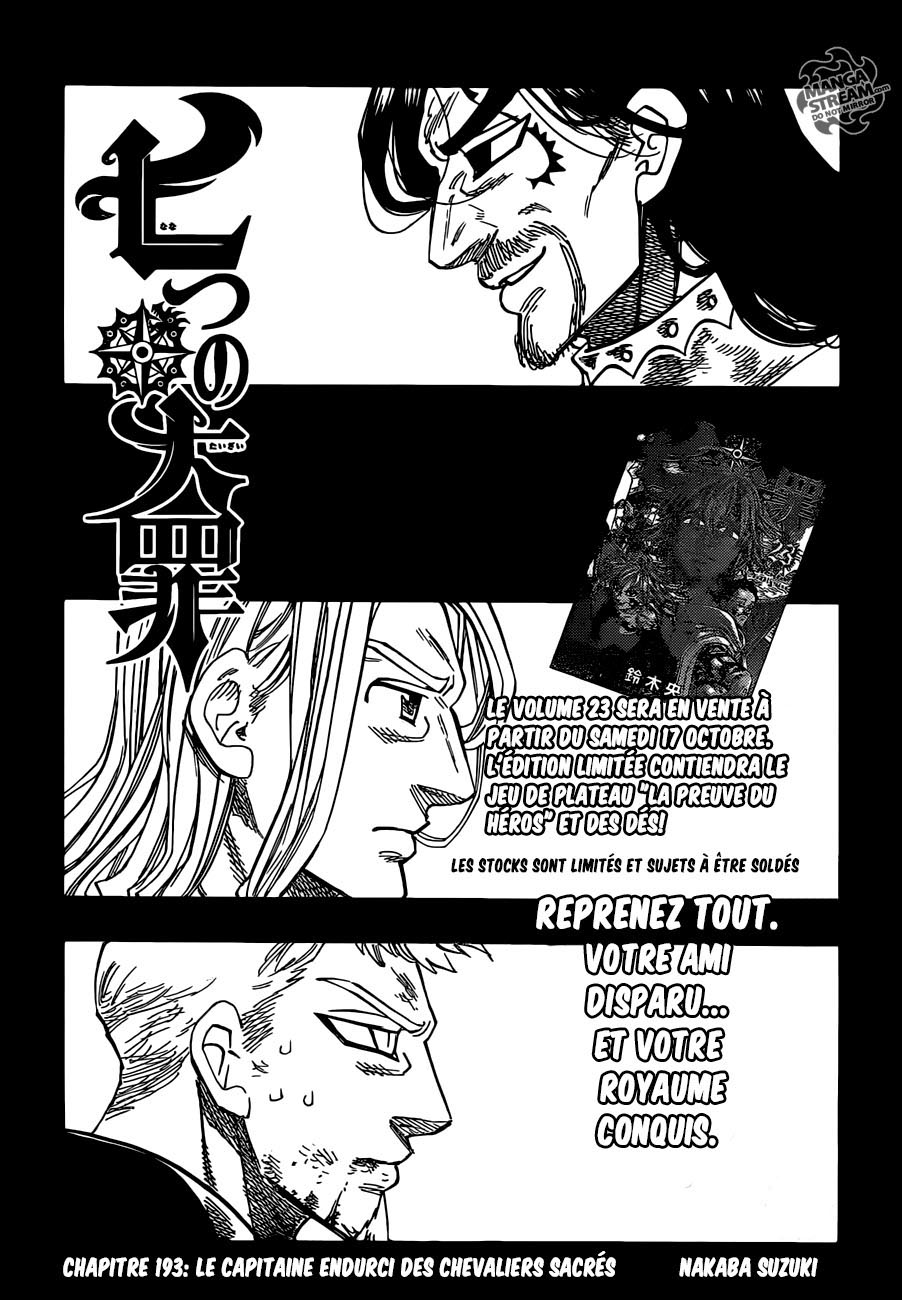 Read Nanatsu no Taizai vf Manga Online