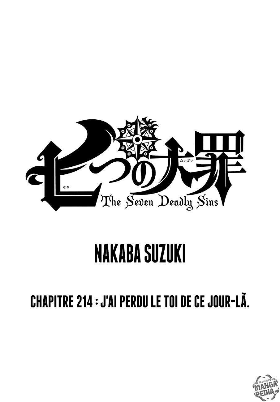 Read Nanatsu no Taizai vf Manga Online
