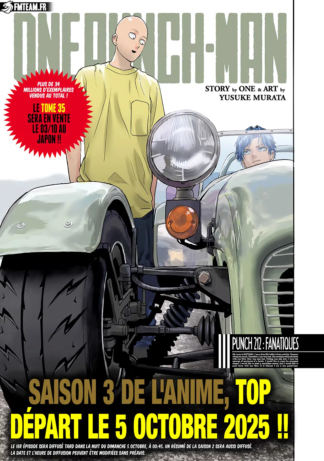 Read One Punch Man vf Manga Online