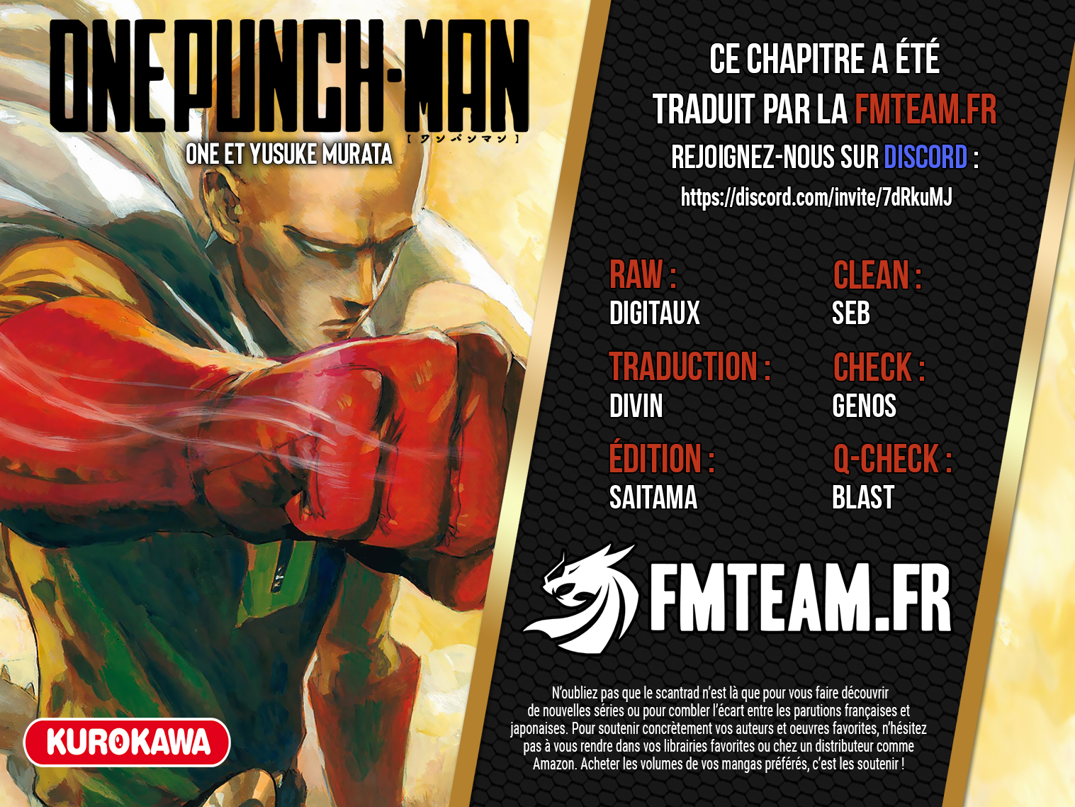 Read One Punch Man vf Manga Online