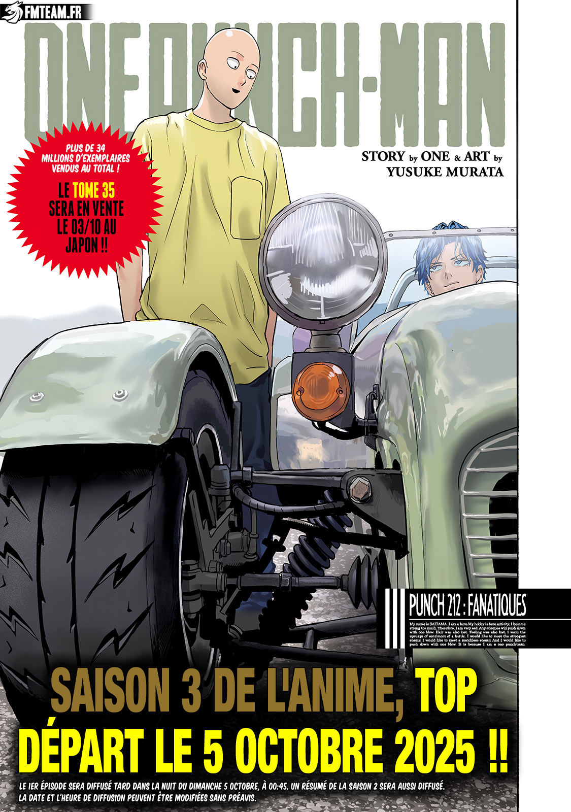 Read One Punch Man vf Manga Online