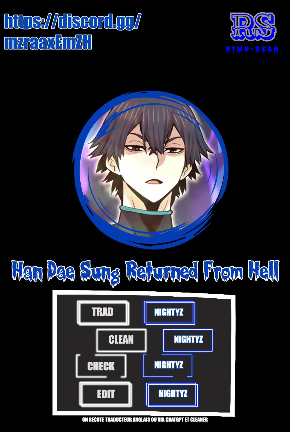 Read Returned From Hell vf Manga Online