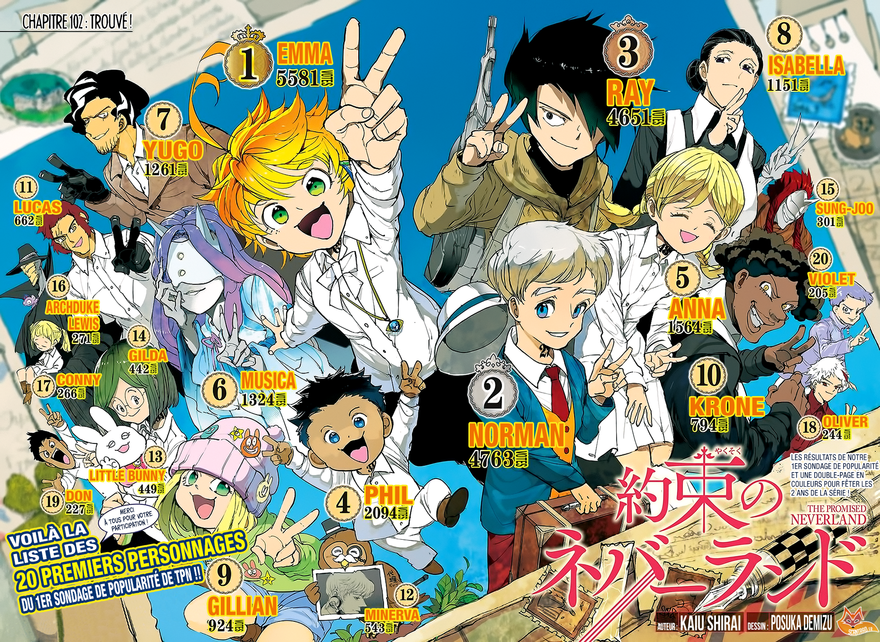 Read The Promised Neverland vf Manga Online