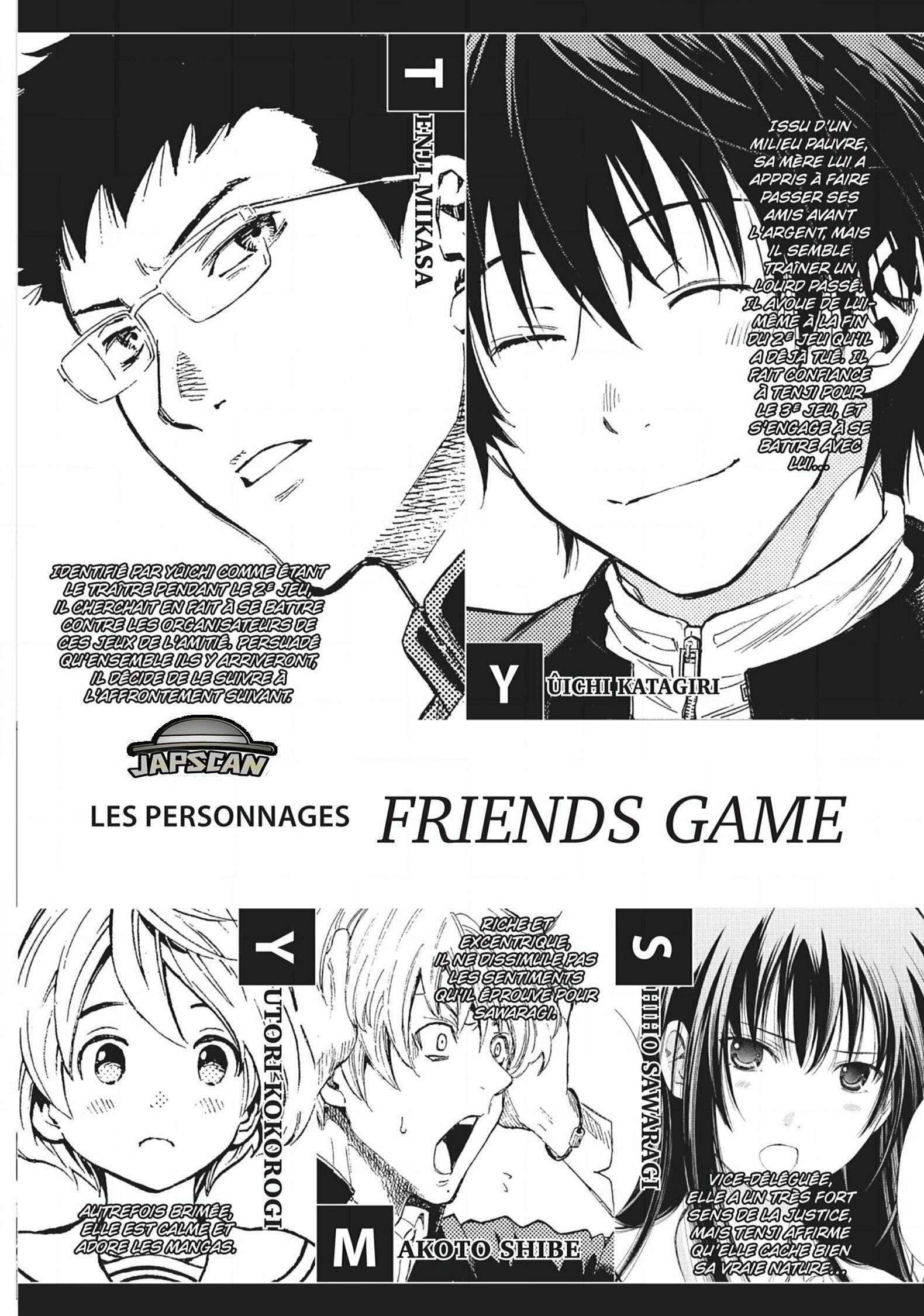Read Tomodachi Game VF Manga Online