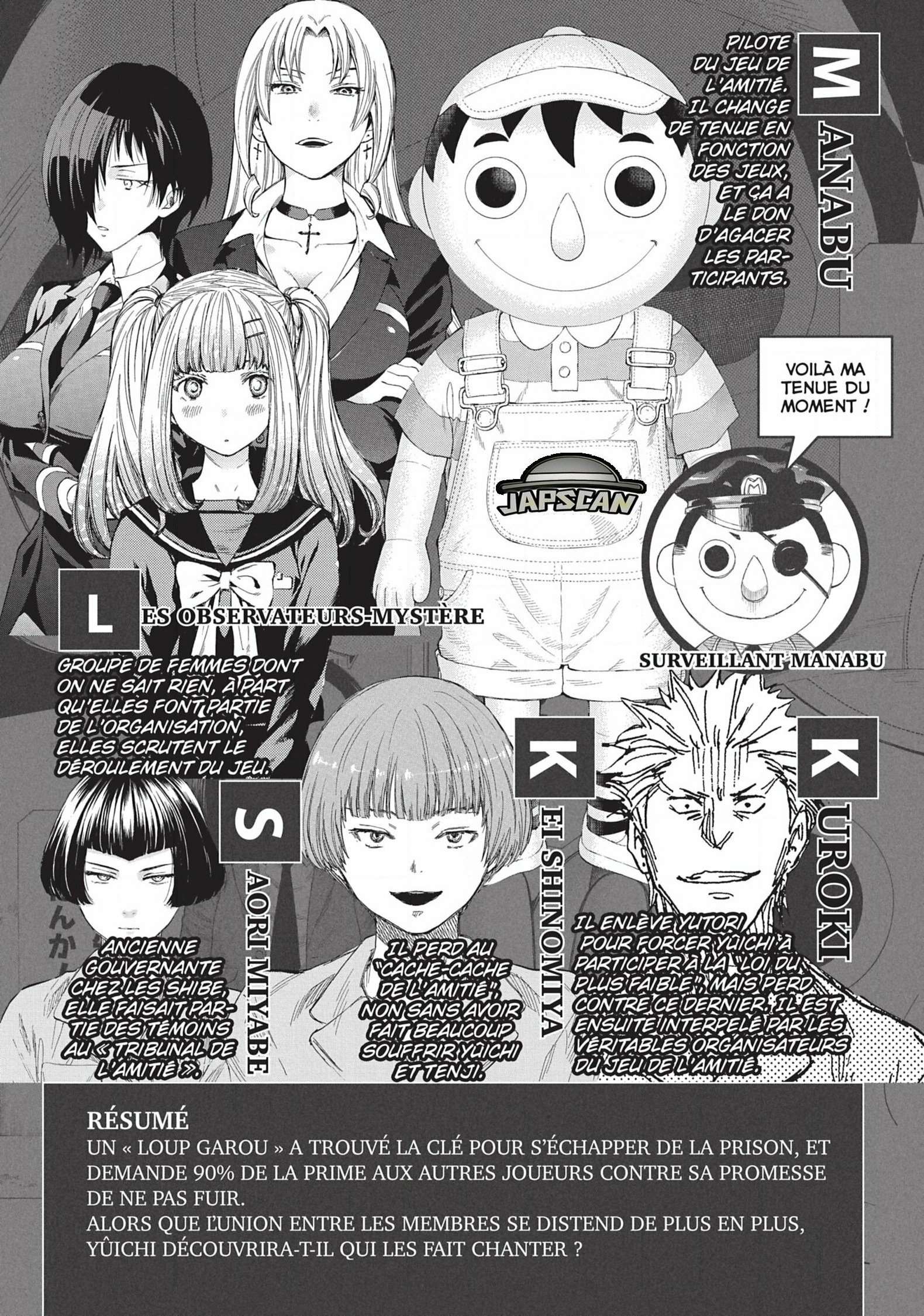 Read Tomodachi Game VF Manga Online