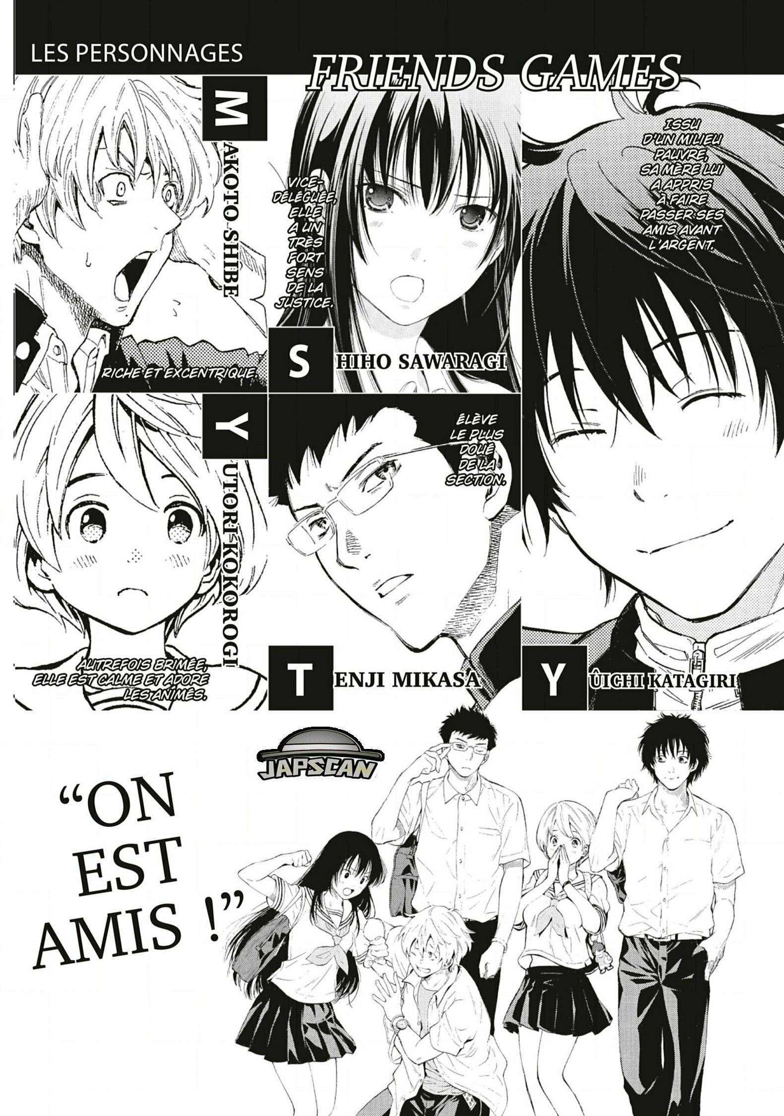 Read Tomodachi Game VF Manga Online