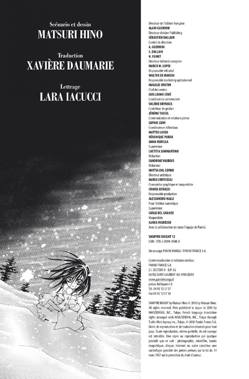 Read Vampire Knight vf Manga Online