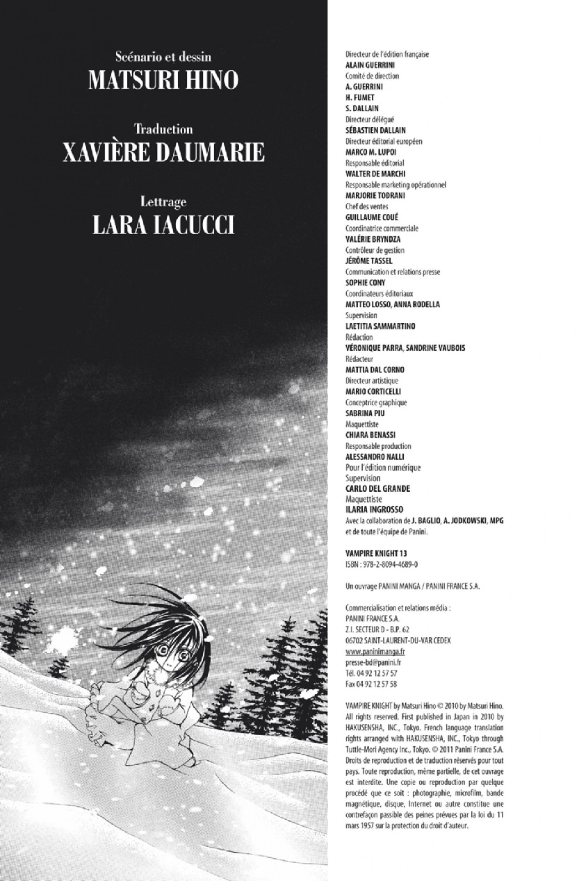Read Vampire Knight vf Manga Online