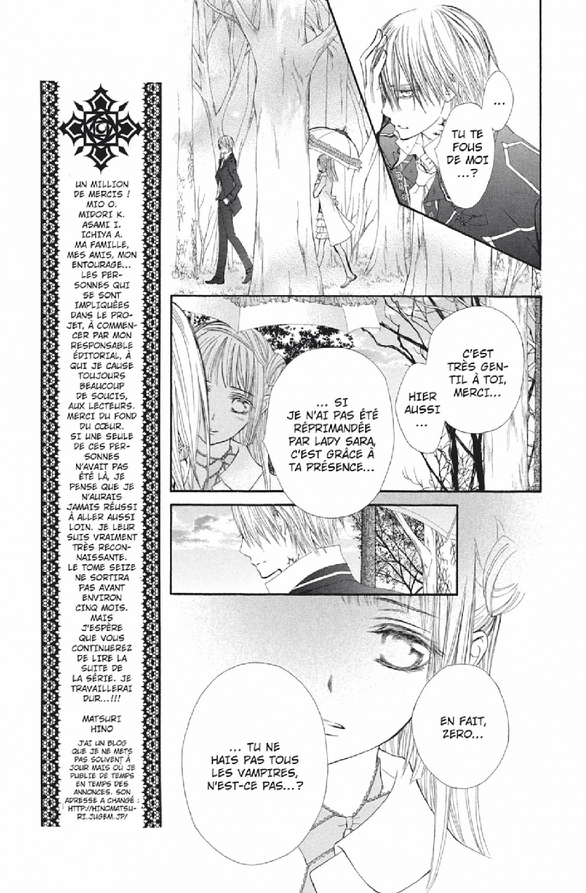 Read Vampire Knight vf Manga Online