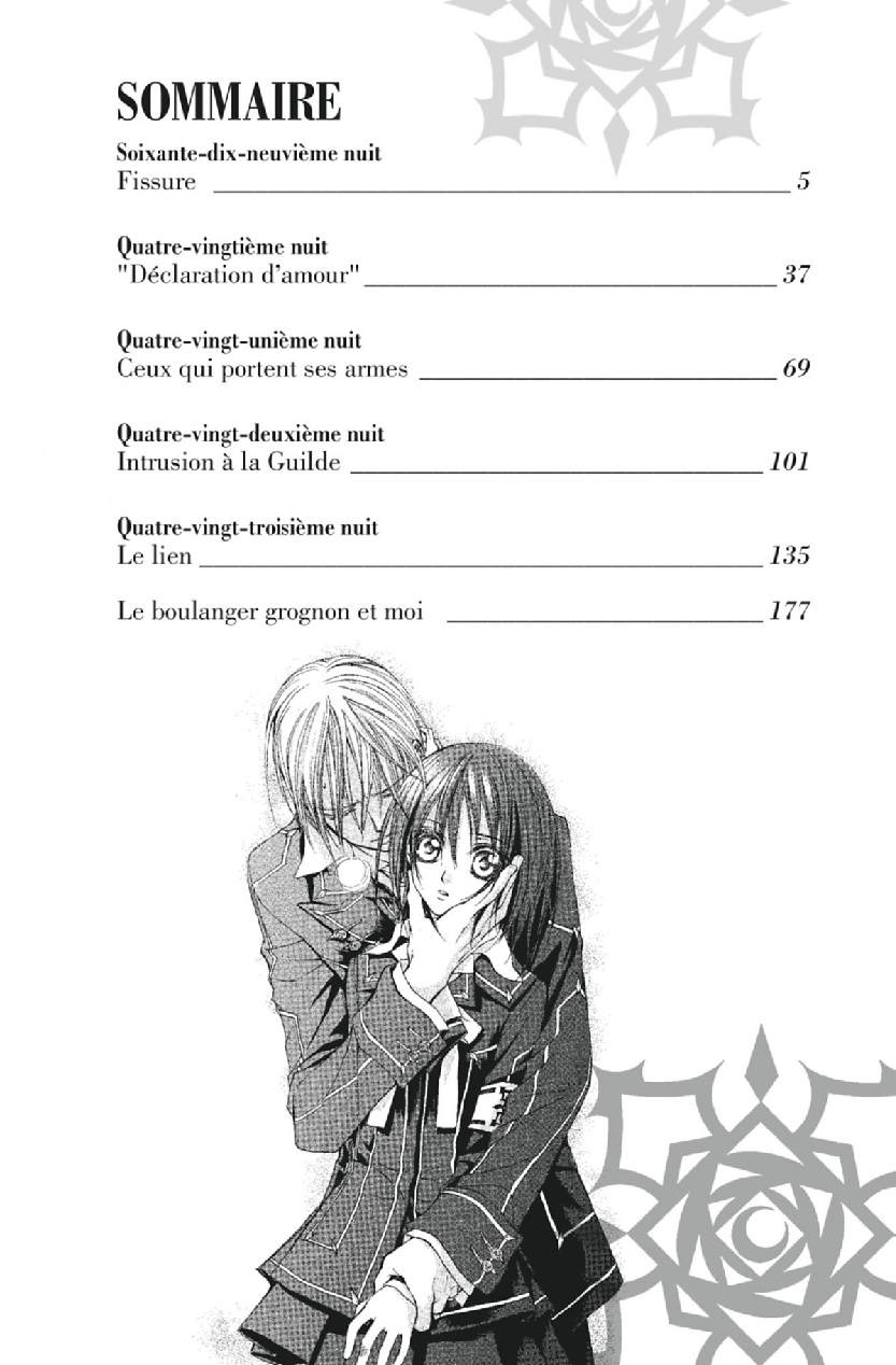 Read Vampire Knight vf Manga Online