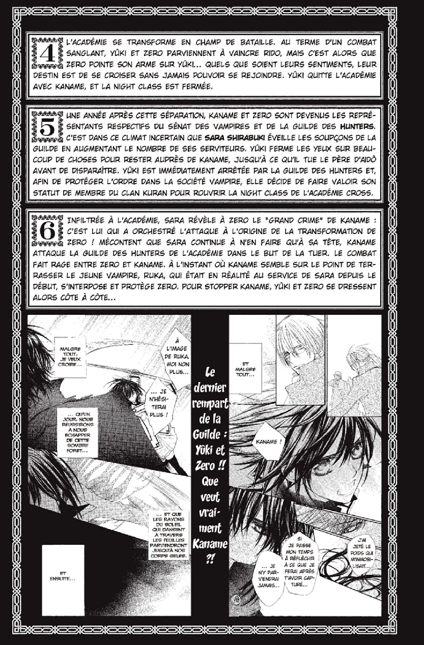 Read Vampire Knight vf Manga Online