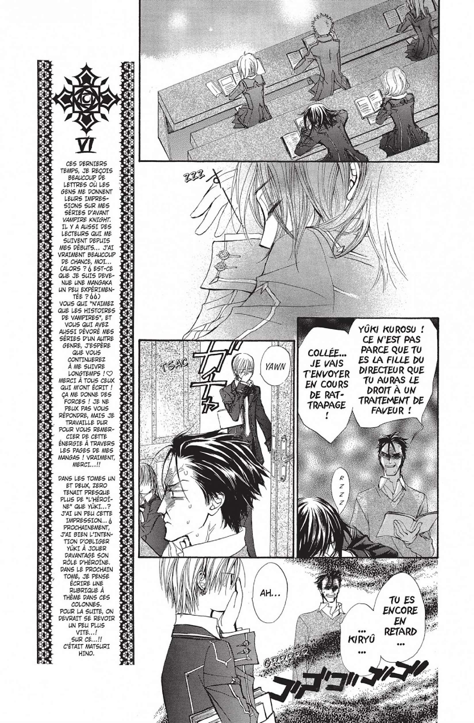 Read Vampire Knight vf Manga Online