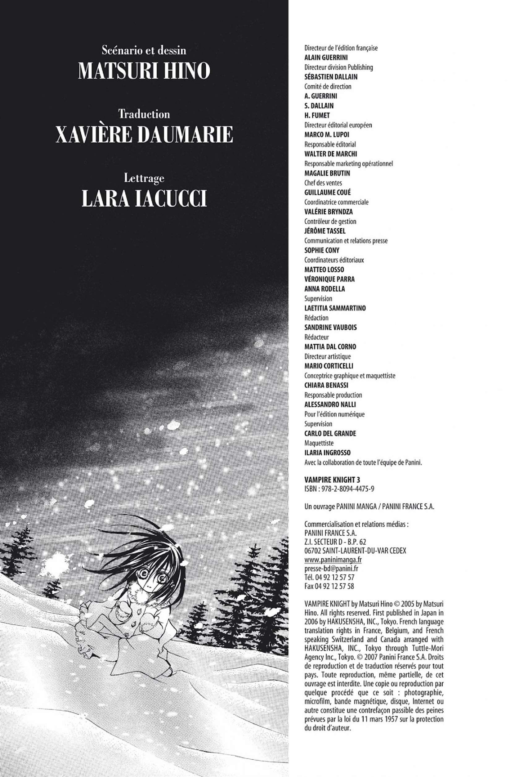 Read Vampire Knight vf Manga Online