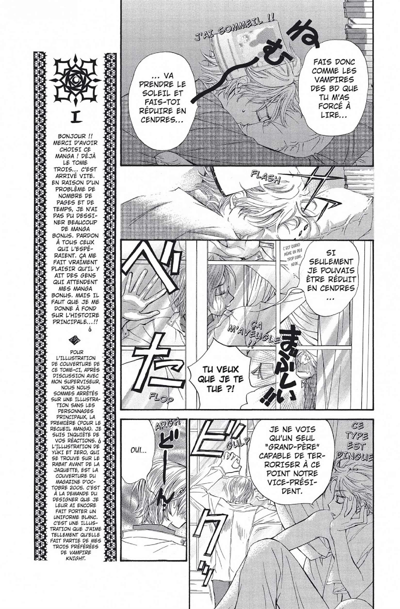 Read Vampire Knight vf Manga Online