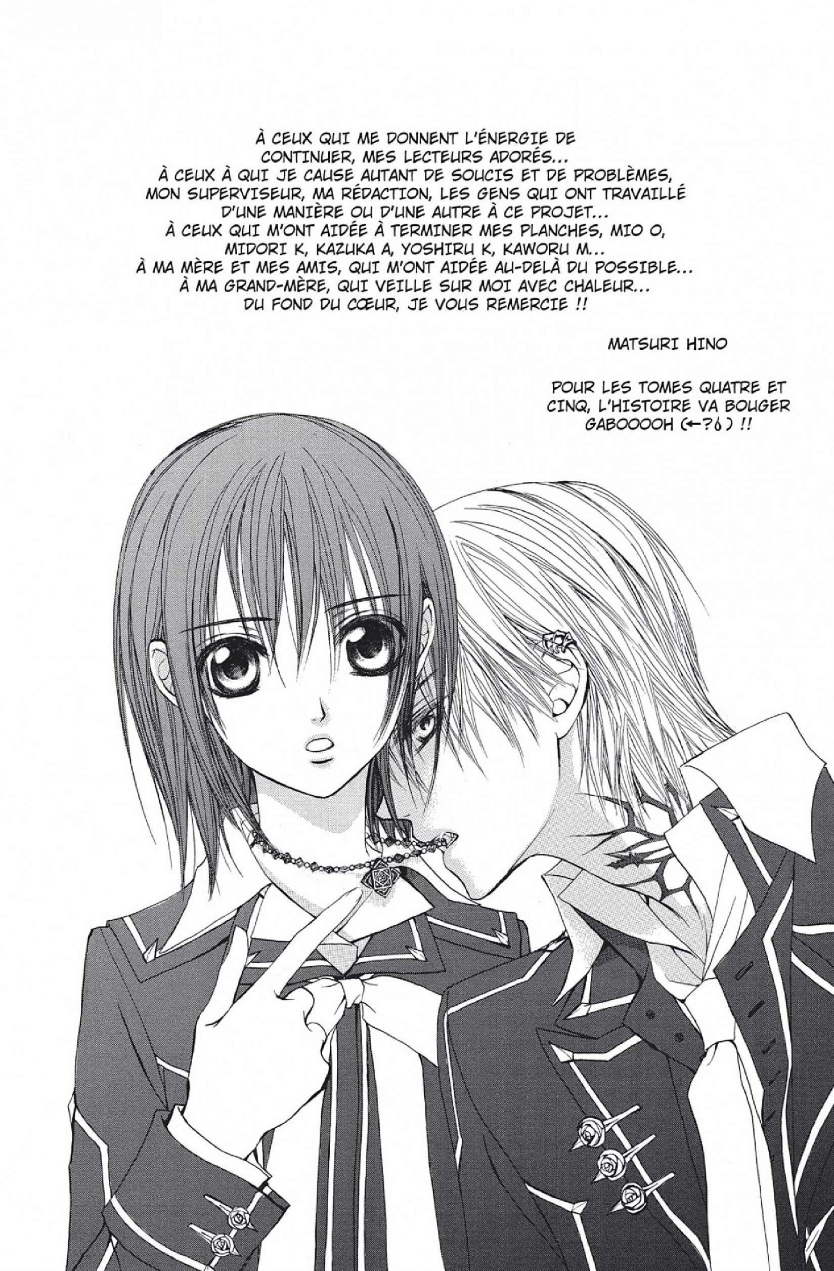 Read Vampire Knight vf Manga Online