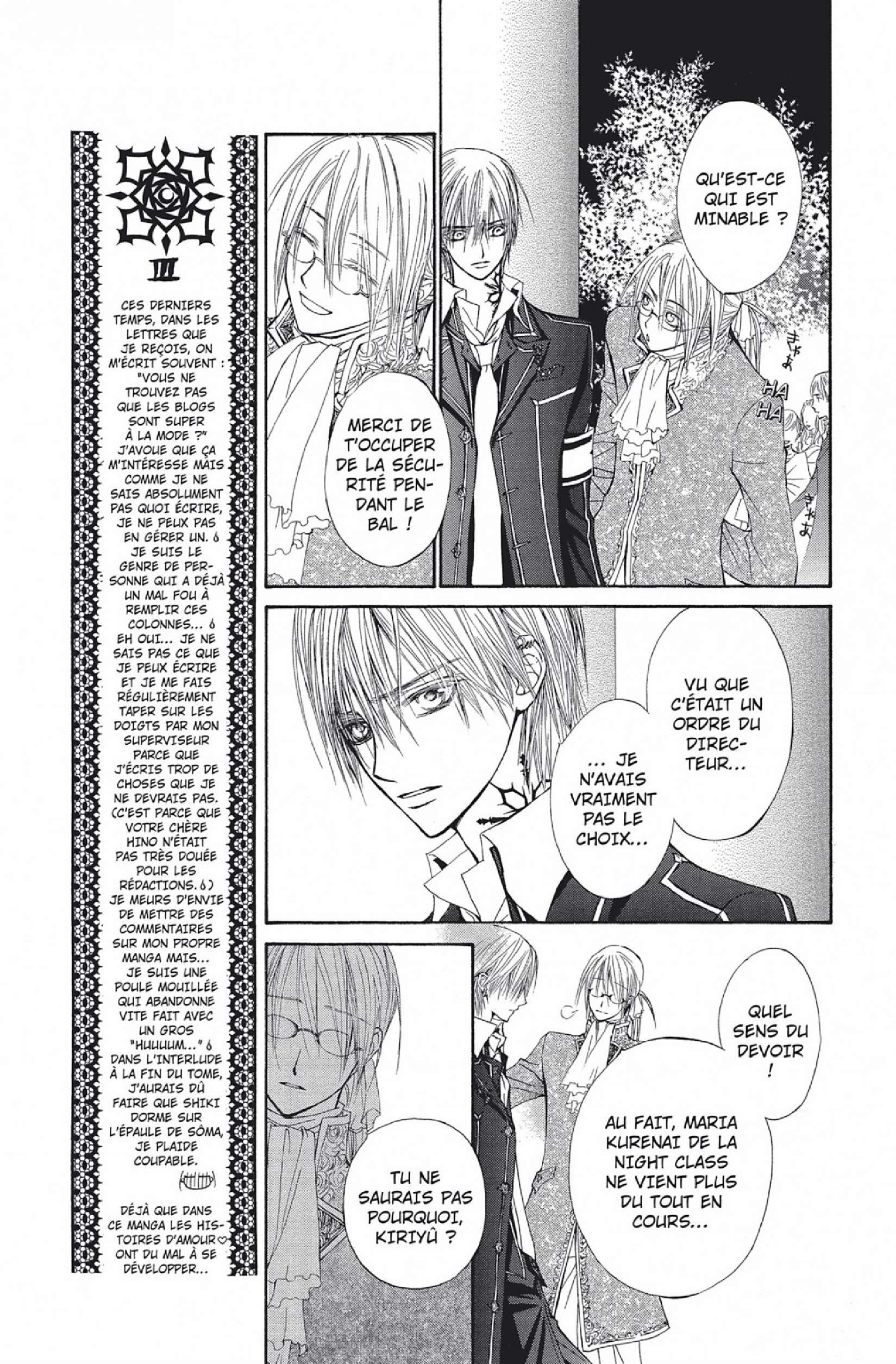 Read Vampire Knight vf Manga Online