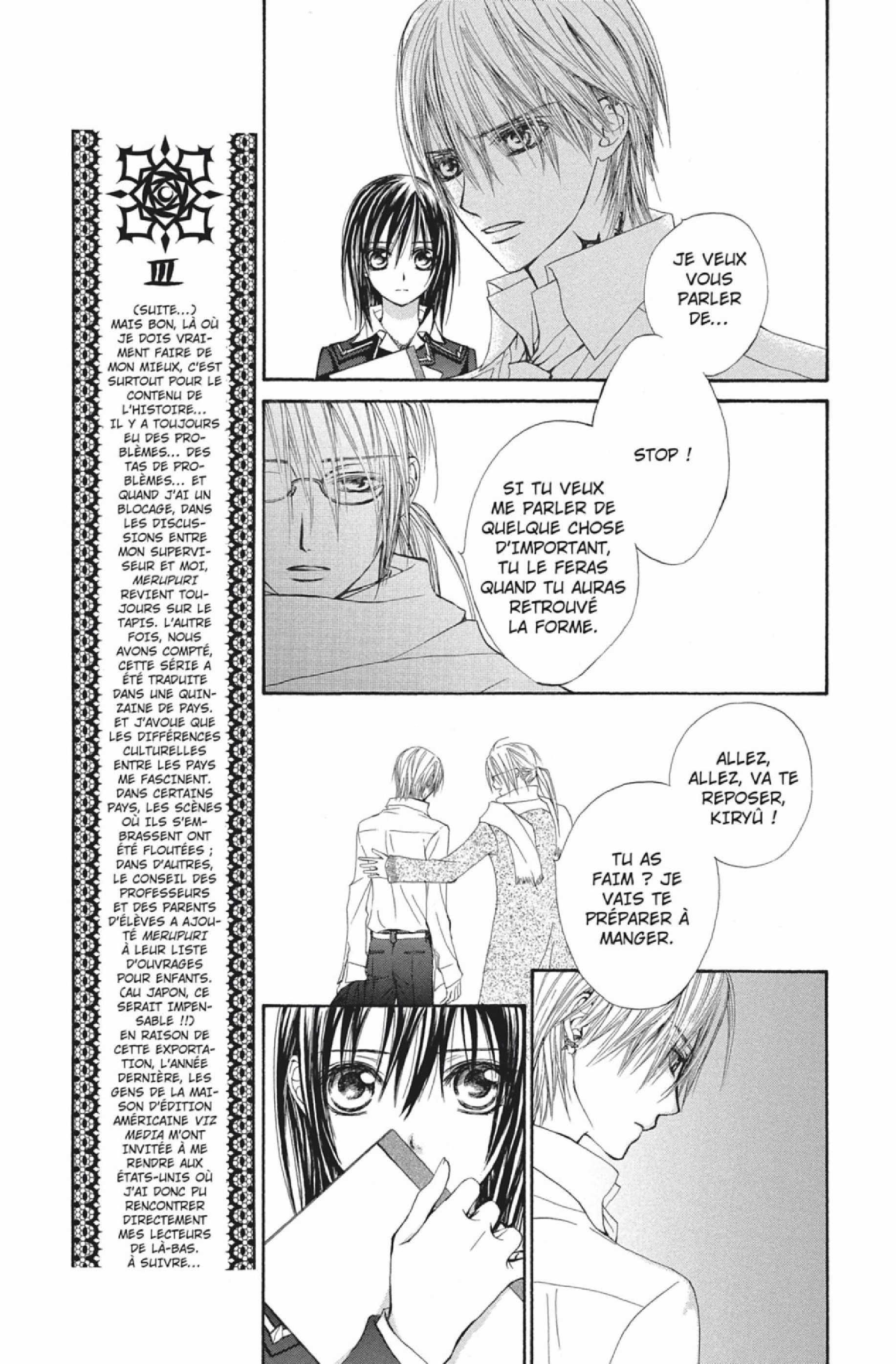 Read Vampire Knight vf Manga Online