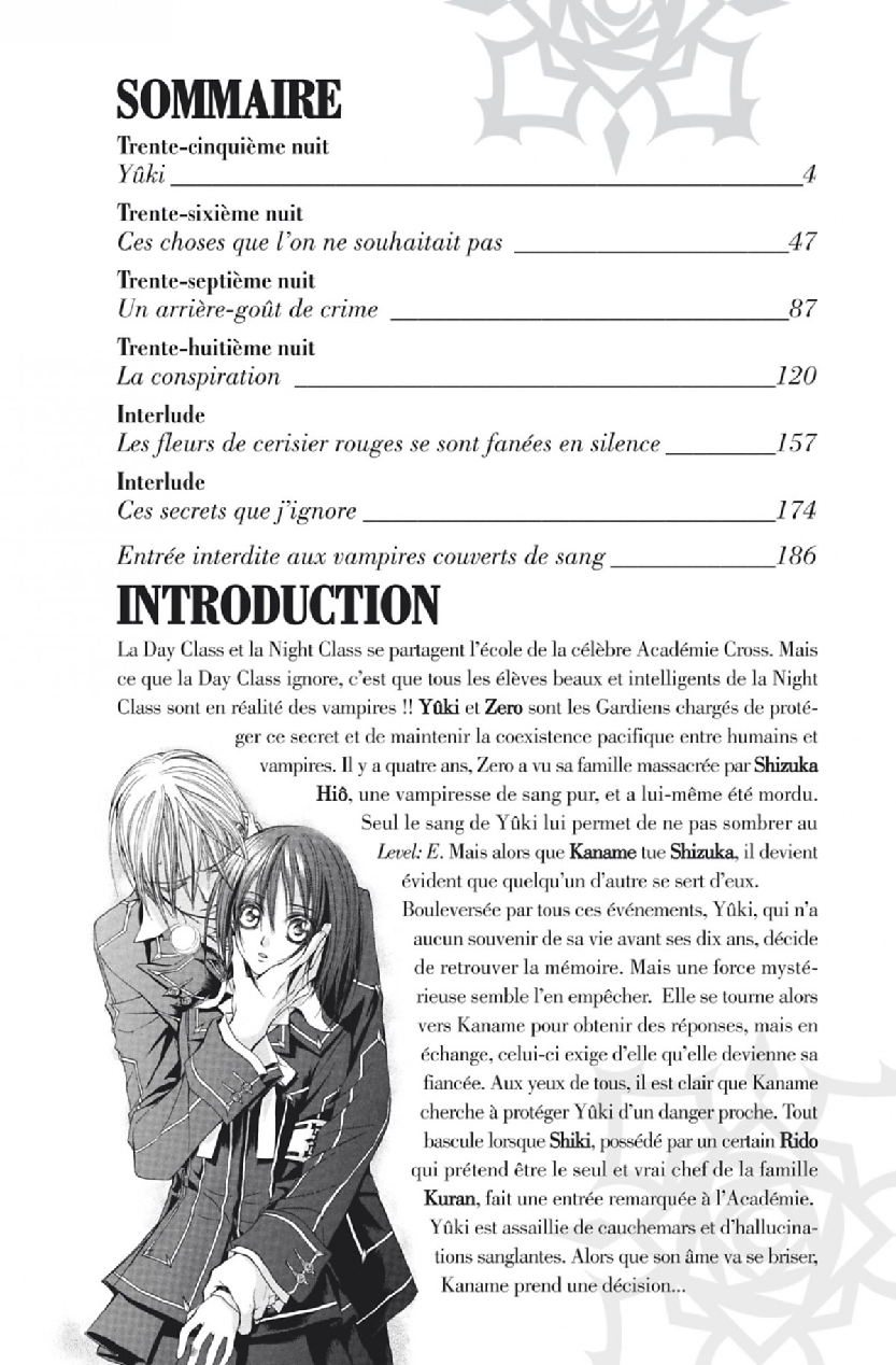 Read Vampire Knight vf Manga Online