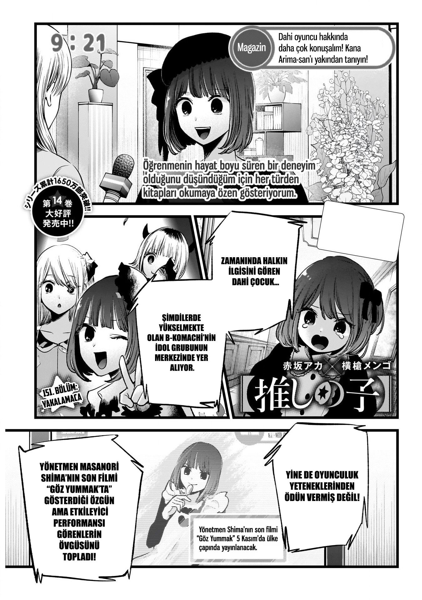 Read Oshi no Ko TR Manga Online